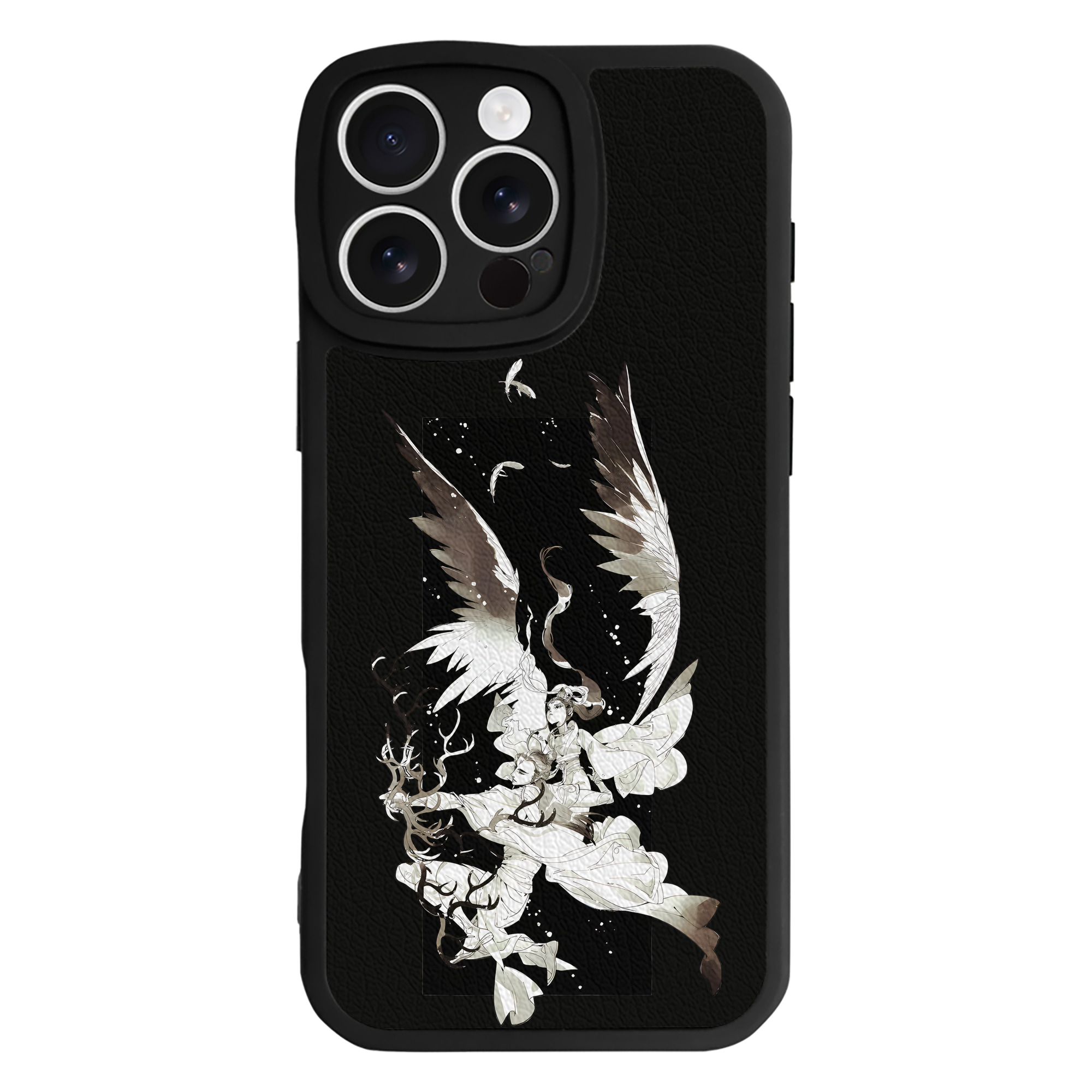 （画像用） Ne Zha 2 ナタ 魔童の大暴れ 【iPhone 16シリーズ対応】シリコンスマホケース（レザー調） 材質：シリコン
